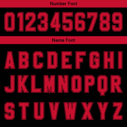 Custom Black Red Gradient Basketball Jersey Uniform Suit Printed Your Logo Name Number