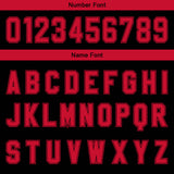 Custom Black Red Gradient Basketball Jersey Uniform Suit Printed Your Logo Name Number
