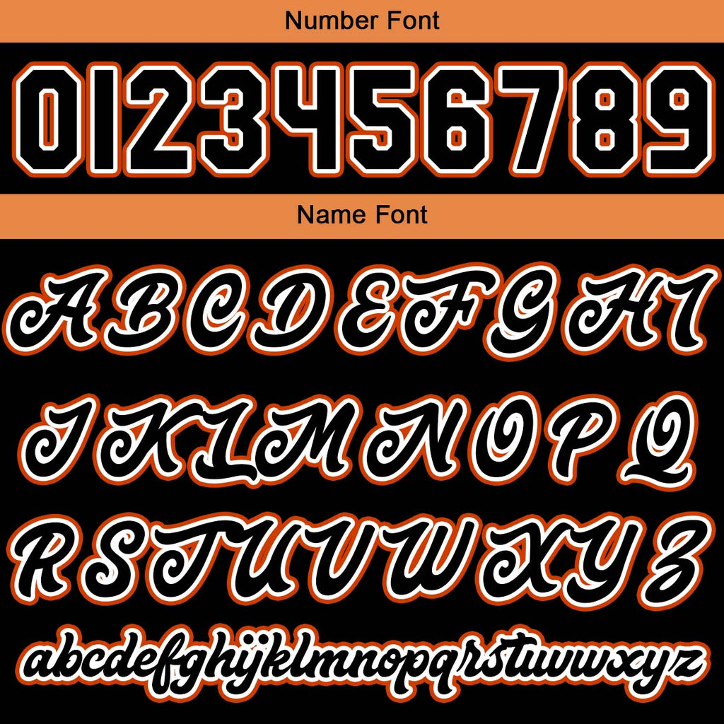 Custom Black Orange Varsity Jackets for Men Women Youth Personalized Letterman Jackets