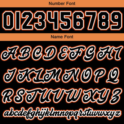 Custom Black Orange Varsity Jackets for Men Women Youth Personalized Letterman Jackets