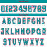 Custom White Cyan Red Reversible Basketball Suit for Adults and Kids Personalized Jersey