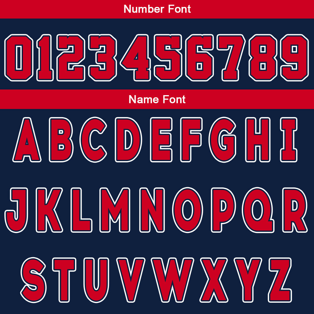 Custom Navy Red Reversible Basketball Suit for Adults and Kids Personalized Jersey