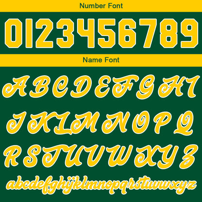 Custom Varsity Jacket Letterman jacket for Men, Women and Youth Green Yellow