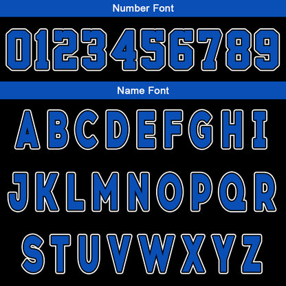 Custom Black Blue Reversible Basketball Suit for Adults and Kids Personalized Jersey