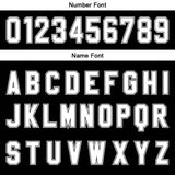 Custom Black White Gradient Basketball Jersey Uniform Suit Printed Your Logo Name Number