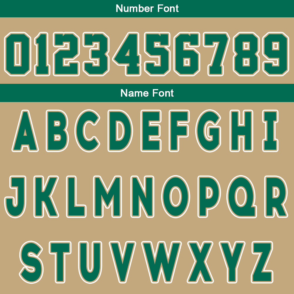 Custom Gold Green Reversible Basketball Suit for Adults and Kids Personalized Jersey