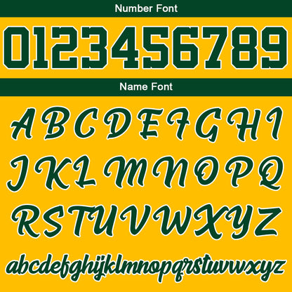 Custom Green Yellow  Hoodie Personalized Mens Pullover Hoodie Printed Team Name Number Logo for Women