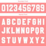 Custom Pink White Gradient Basketball Jersey Uniform Suit Printed Your Logo Name Number