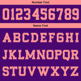 Custom Purple Pink Basketball Jersey Uniform Suit Printed Your Logo Name Number