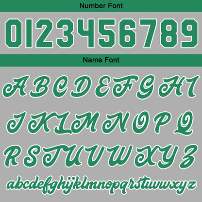 Custom green gray Varsity Jacket for Men Women and Youth with Personalized Letterman Jacket