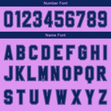 Custom Light Purple Deep Blue Gradient Basketball Jersey Uniform Suit Printed Your Logo Name Number