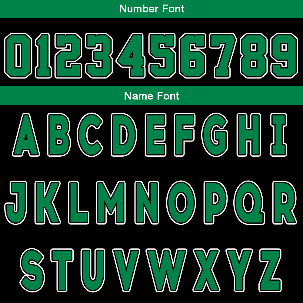 Custom Black Green Reversible Basketball Suit for Adults and Kids Personalized Jersey