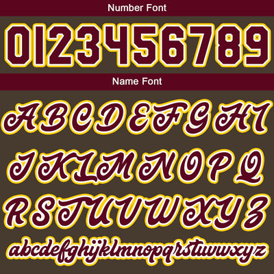 Custom Brown Red Varsity Jackets for Men Women Youth Personalized Letterman Jackets