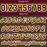 Custom Brown Red Varsity Jackets for Men Women Youth Personalized Letterman Jackets