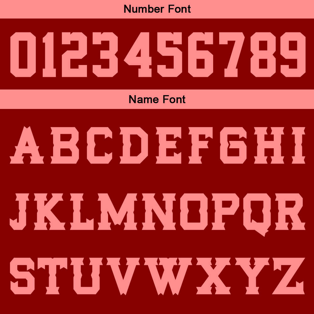Custom Red Pink Basketball Jersey Uniform Suit Printed Your Logo Name Number