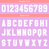Custom Purple Pink White Gradient Basketball Jersey Uniform Suit Printed Your Logo Name Number