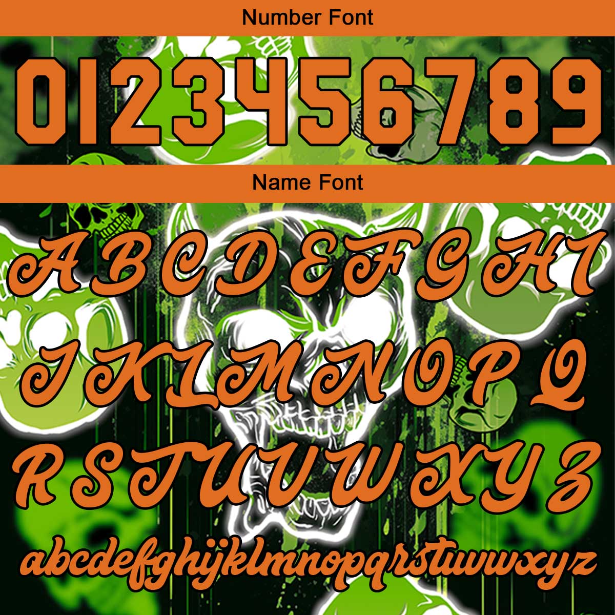 Custom Blurred Skeleton & Green Varsity Jacket for Men Women and Youth with Personalized Letterman Jacket