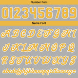 Custom yellow gray Varsity Jacket for Men Women and Youth with Personalized Letterman Jacket