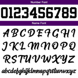Custom Purple White Sweatshirt Hoodie For Men Women Girl Boy Print Your Logo Name Number