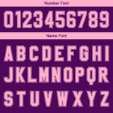 Custom Purple Pink Gradient Basketball Jersey Uniform Suit Printed Your Logo Name Number