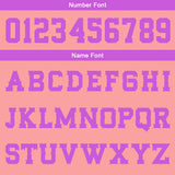 Custom Pink Purple Basketball Jersey Uniform Suit Printed Your Logo Name Number