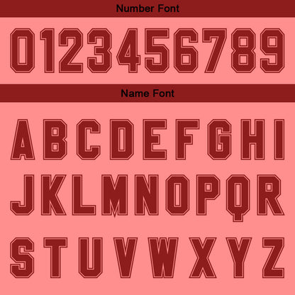Custom Pink Red Gradient Basketball Jersey Uniform Suit Printed Your Logo Name Number