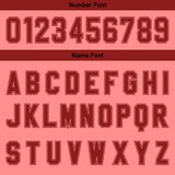 Custom Pink Red Gradient Basketball Jersey Uniform Suit Printed Your Logo Name Number