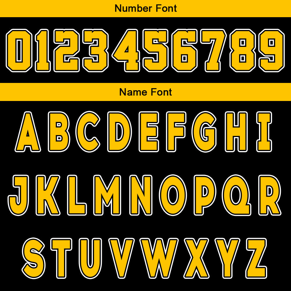 Custom Black Yellow Reversible Basketball Suit for Adults and Kids Personalized Jersey