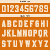 Custom Orange Off-White Gradient Basketball Jersey Uniform Suit Printed Your Logo Name Number