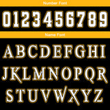 Custom Black Yellow Reversible Basketball Suit for Adults and Kids Personalized Jersey