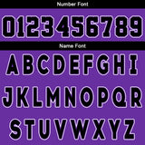 Custom Purple Black Reversible Basketball Suit for Adults and Kids Personalized Jersey
