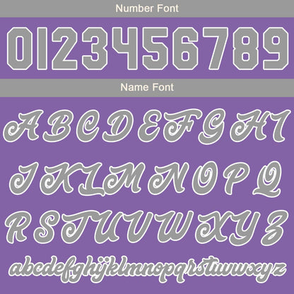 Custom Purple Light Gray Varsity Jackets for Men Women Youth Personalized Letterman Jackets
