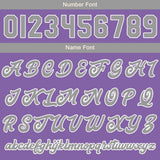 Custom Purple Light Gray Varsity Jackets for Men Women Youth Personalized Letterman Jackets