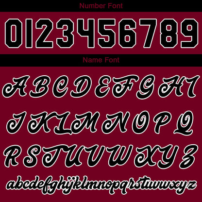 Custom Varsity Jacket Letterman jacket for Men, Women and Youth Crimson Black