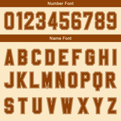 Custom Beige Brown Gradient Basketball Jersey Uniform Suit Printed Your Logo Name Number