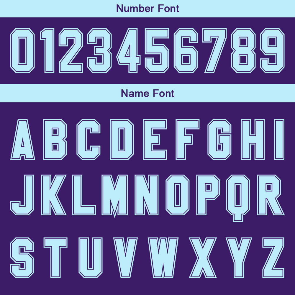 Custom Purple Light Blue Gradient Basketball Jersey Uniform Suit Printed Your Logo Name Number