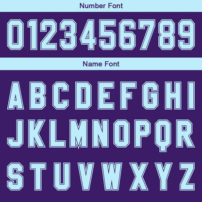 Custom Purple Light Blue Gradient Basketball Jersey Uniform Suit Printed Your Logo Name Number
