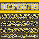 Custom Brown Yellow Varsity Jackets for Men Women Youth Personalized Letterman Jackets