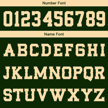 Custom Olive Green Cream Basketball Jersey Uniform Suit Printed Your Logo Name Number