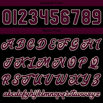 Custom Varsity Jacket Letterman jacket for Men, Women and Youth Marroon Black