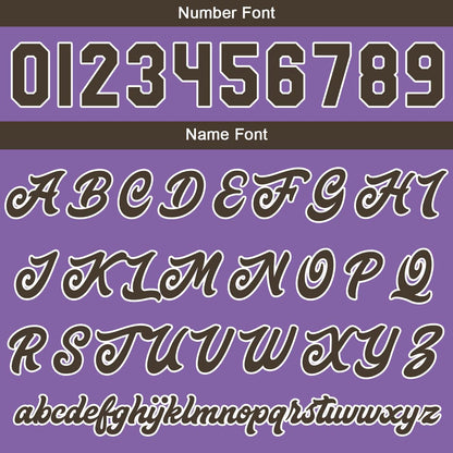 Custom Purple Brown Varsity Jackets for Men Women Youth Personalized Letterman Jackets