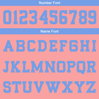 Custom Pink Blue Basketball Jersey Uniform Suit Printed Your Logo Name Number