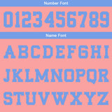 Custom Pink Blue Basketball Jersey Uniform Suit Printed Your Logo Name Number