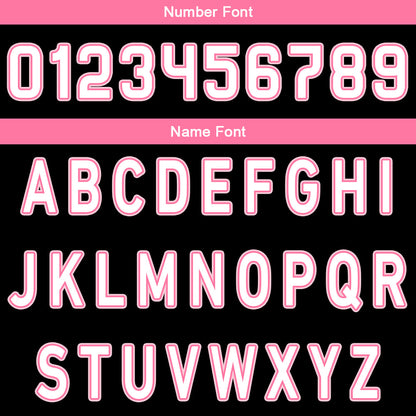 Custom Black Pink Reversible Basketball Suit for Adults and Kids Personalized Jersey