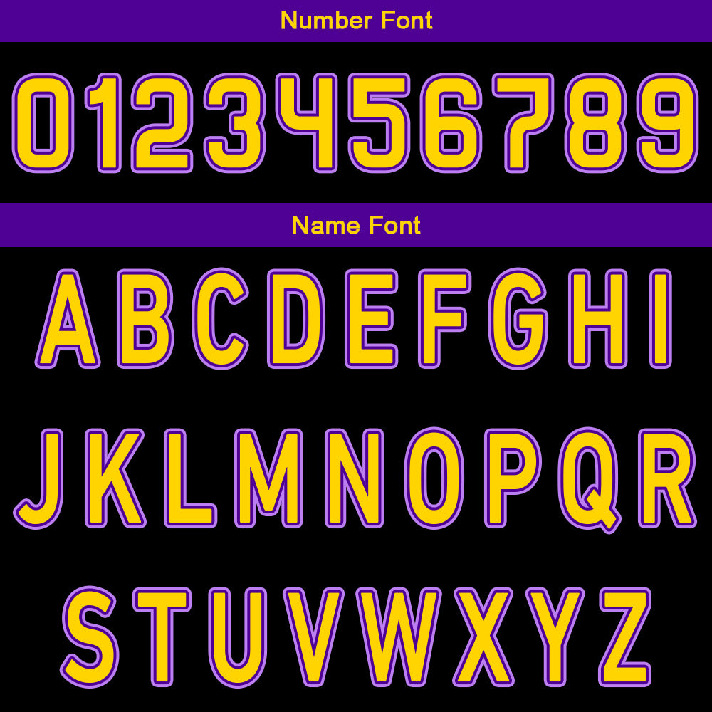 Custom Black Purple Yellow Reversible Basketball Suit for Adults and Kids Personalized Jersey