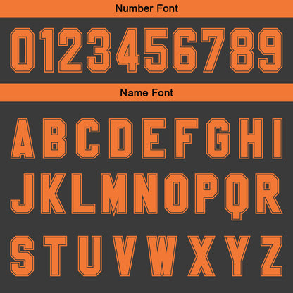 Custom Grey Orange Gradient Basketball Jersey Uniform Suit Printed Your Logo Name Number