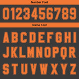 Custom Grey Orange Gradient Basketball Jersey Uniform Suit Printed Your Logo Name Number
