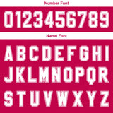 Custom Red White Gradient Basketball Jersey Uniform Suit Printed Your Logo Name Number
