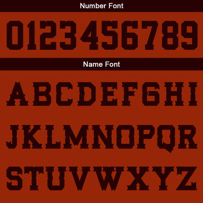 Custom Brown Dark Brown Basketball Jersey Uniform Suit Printed Your Logo Name Number