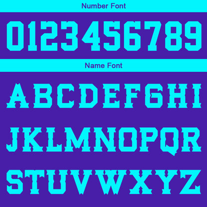 Custom Purple Bright Blue Basketball Jersey Uniform Suit Printed Your Logo Name Number